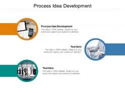 Process idea development ppt powerpoint presentation file design ideas cpb