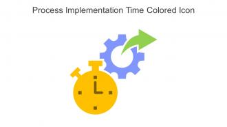 Process Implementation Time Colored Icon In Powerpoint Pptx Png And Editable Eps Format