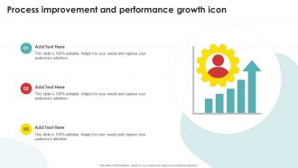 Process Improvement And Performance Growth Icon