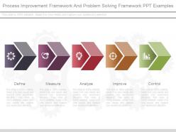 Process improvement framework and problem solving framework ppt examples