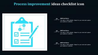 Process Improvement Ideas Checklist Icon