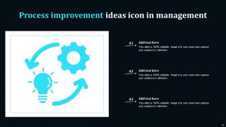 Process Improvement Ideas Powerpoint Ppt Template Bundles Multipurpose Adaptable