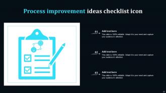 Process Improvement Ideas Powerpoint Ppt Template Bundles Graphical Adaptable