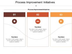 Process improvement initiatives ppt powerpoint presentation gallery designs download cpb