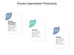 Process improvement productivity ppt powerpoint presentation file skills cpb