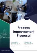 Process Improvement Proposal Report Sample Example Document
