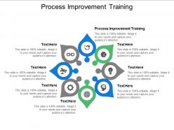 Process improvement training ppt powerpoint presentation visual aids icon cpb