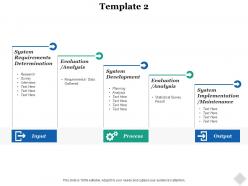 Process inputs ppt inspiration infographic template