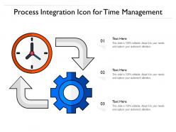 Process Integration Icon For Time Management