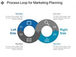 Process loop for marketing planning ppt ideas