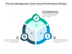 Process management cycle annual performance review ppt powerpoint presentation gallery deck cpb