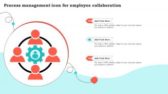 Process Management Icon For Employee Collaboration