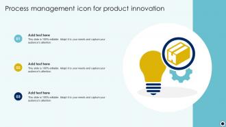 Process Management Icon For Product Innovation