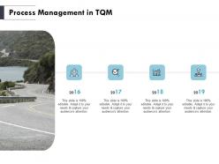 Process management in tqm 2016 to 2019 ppt powerpoint slides