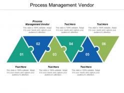 Process management vendor ppt powerpoint presentation model background cpb
