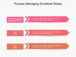 Process managing emotional stress ppt powerpoint presentation show styles cpb