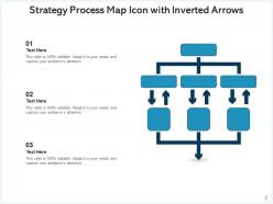 Process map icon business development strategy hierarchy organizational