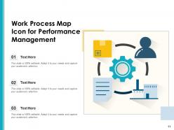 Process Map Icon Continuous Improvement Illustrating Business Optimize Resources