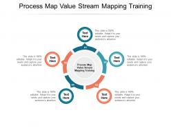 Process map value stream mapping training ppt powerpoint presentation slides cpb