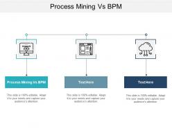 Process mining vs bpm ppt powerpoint presentation infographics pictures cpb