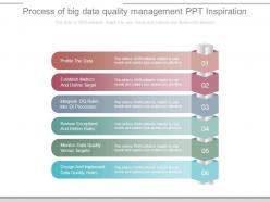 Process of big data quality management ppt inspiration