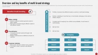 Process Of Developing And Launching Overview And Key Benefits Of Multi Brand MKT SS V