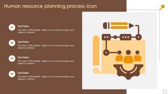 Process Of Human Resource Planning Powerpoint Ppt Template Bundles