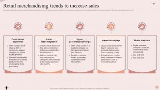 Process Of Merchandise Planning In Retail Merchandising Trends To Increase Sales