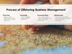 Process of offshoring business management