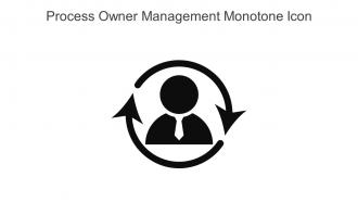 Process Owner Management Monotone Icon In Powerpoint Pptx Png And Editable Eps Format