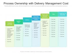 Process Ownership With Delivery Management Cost