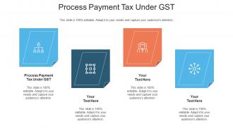 Process Payment Tax Under Gst Ppt Powerpoint Presentation Styles Slides Cpb