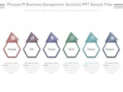 Process pf business management solutions ppt sample files