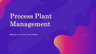 Process Plant Management Powerpoint Ppt Template Bundles
