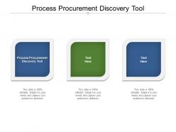 Process procurement discovery tool ppt powerpoint presentation styles structure cpb