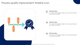 Process Quality Improvement Timeline Icon