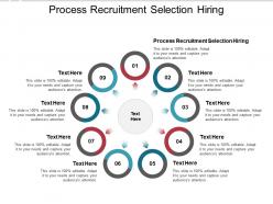 Process recruitment selection hiring ppt powerpoint presentation file cpb
