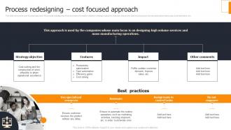 Process Redesigning Cost Focused Approach Business Process Change Management