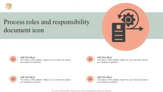 Process Roles And Responsibility Document Icon