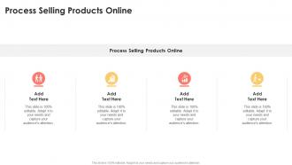 Process Selling Products Online In Powerpoint And Google Slides Cpb