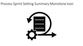 Process Sprint Setting Summary Monotone Icon In Powerpoint Pptx Png And Editable Eps Format