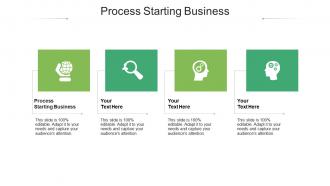 Process starting business ppt powerpoint presentation slides templates cpb