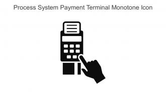 Process System Payment Terminal Monotone Icon In Powerpoint Pptx Png And Editable Eps Format