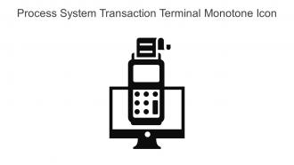 Process System Transaction Terminal Monotone Icon In Powerpoint Pptx Png And Editable Eps Format