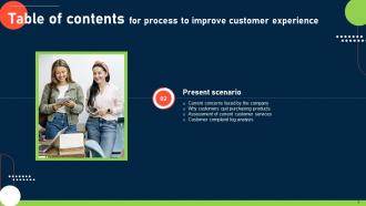 Process To Improve Customer Experience Powerpoint Presentation Slides Idea Designed