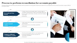 Process To Perform Reconciliation For Accounts Payable