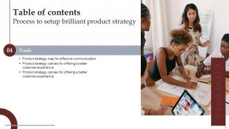 Process To Setup Brilliant Product Strategy Powerpoint Presentation Slides Strategy CD V Engaging Professional