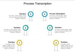 Process transcription ppt powerpoint presentation infographics deck cpb