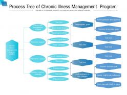 Process tree of chronic illness management program