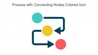 Process With Connecting Nodes Colored Icon In Powerpoint Pptx Png And Editable Eps Format